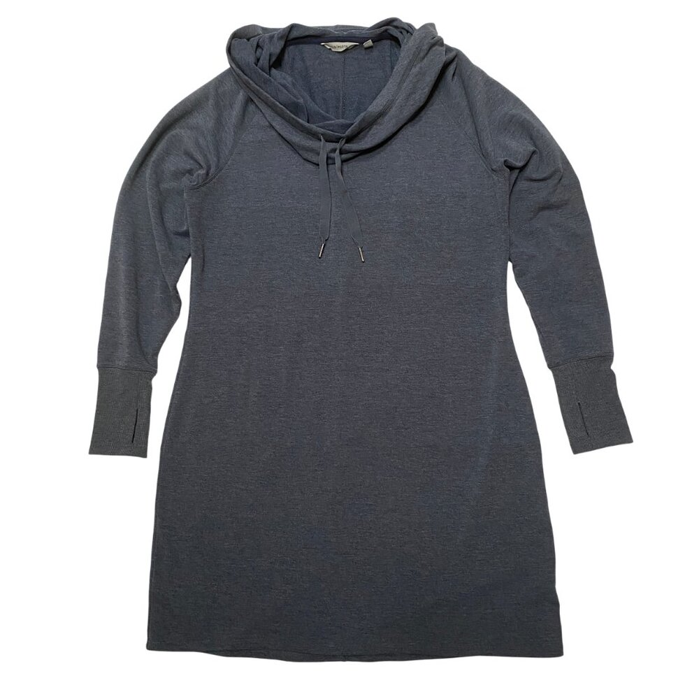 Athleta Long Sleeve Cowl Neck Hoodie Dress
